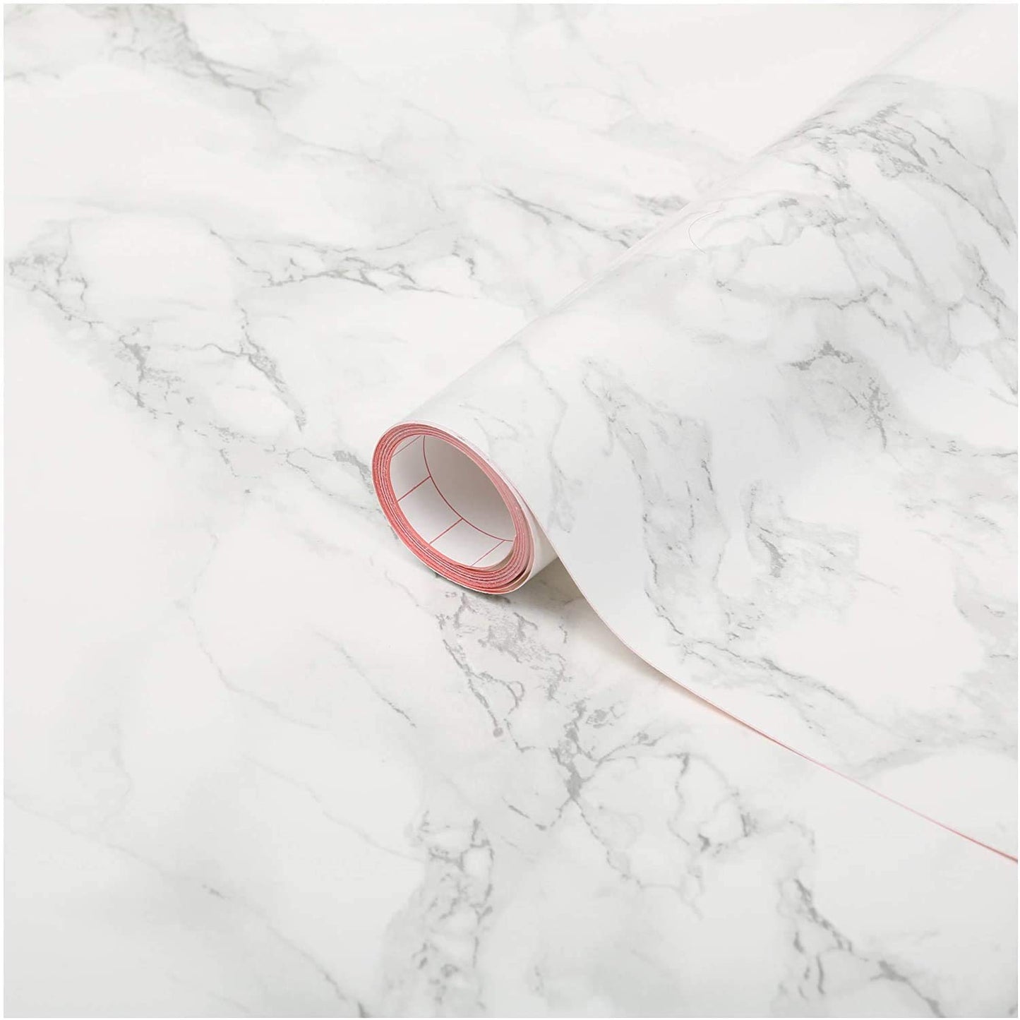 d-c-fix FA346-8306-4 Decorative Self-Adhesive Film, Grey Marble, 26" x 78" Roll, 4-pk