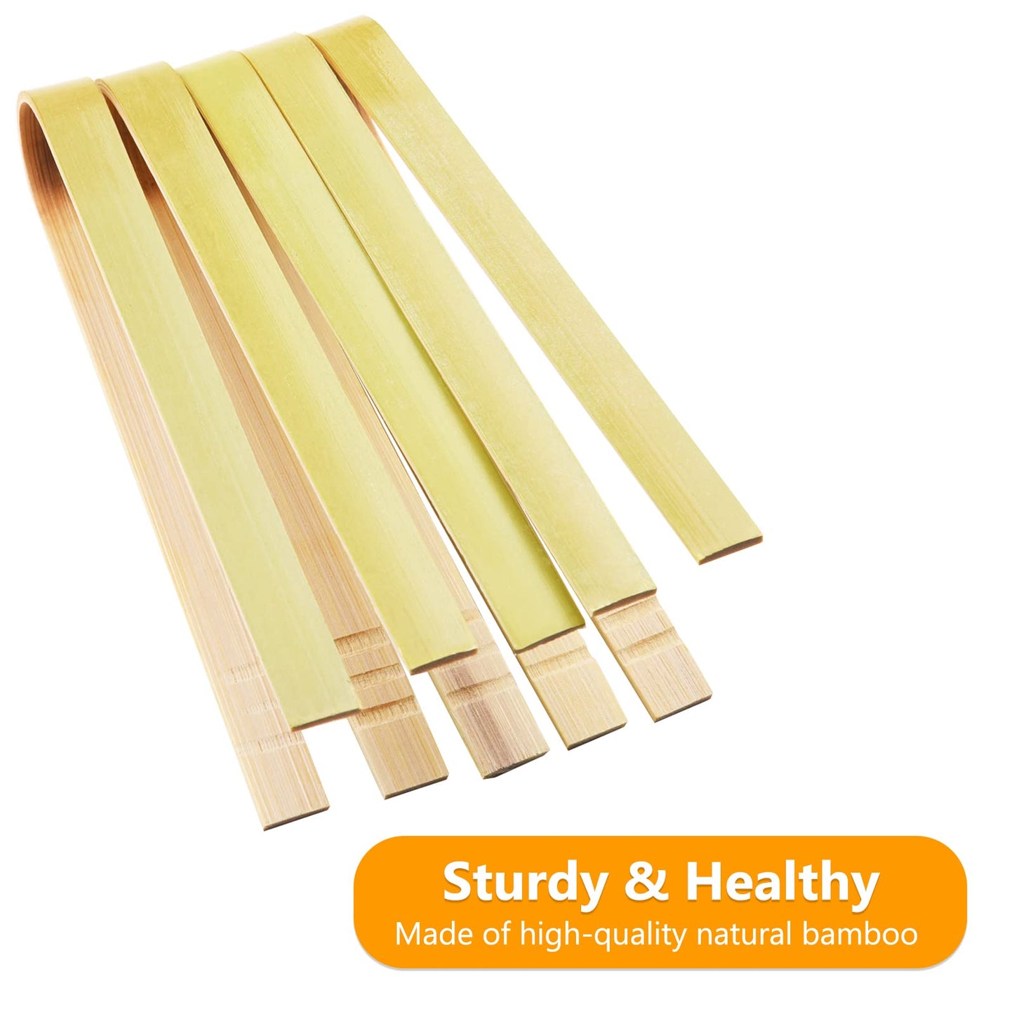 30 Pcs Wooden Tongs for Charcuterie - Mini Bamboo Disposable Tongs for Serving Food, Natural Wooden Cooking Toast
