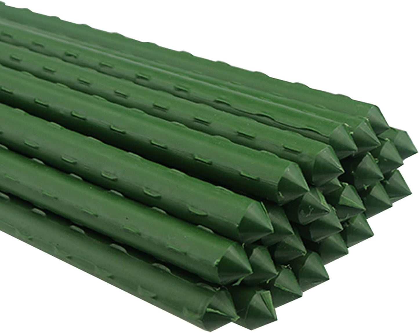 Sunnyglade 25PCS 48” Plant Stakes - Durable Supports for Garden Tomatoes & Potted Plants