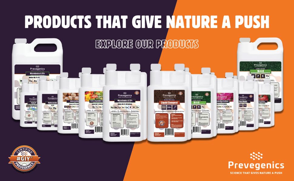 MicroGenics Liquid Fertilizer - 0.75% Nutrient Blend | 32 fl. oz. | Makes Up to 60 Gallons