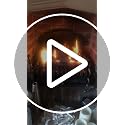 Large Ceramic Gas Fireplace Logs Set of 10 - Realistic Firewood for Indoor & Outdoor Firepits