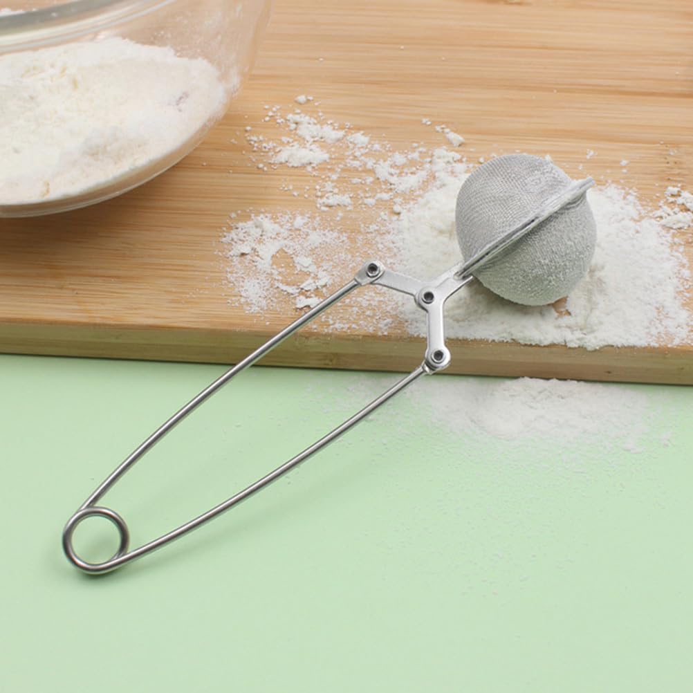 Zerodeko Stainless Steel Flour Spreader Screen 2-Pack Fine Mesh Strainers for Kitchen Baking Dusting Powdered Sugar Cocoa and Matcha 6.57 Inch Handheld Sifters