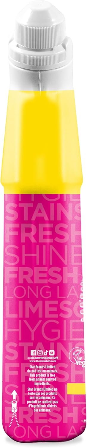 The Pink Stuff Miracle Toilet Cleaner - Powerful Stain-Removing Gel, 750ml | Fresh Rhubarb Scent, Eliminates Limescale & Odors