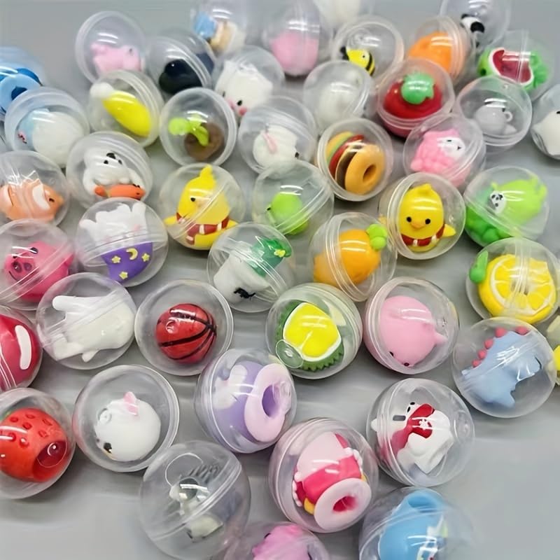 Skiennix Mini Kawaii Capsule Toys - 50-Piece Collection for Kids | Perfect for Goodie Bags & Classroom Prizes