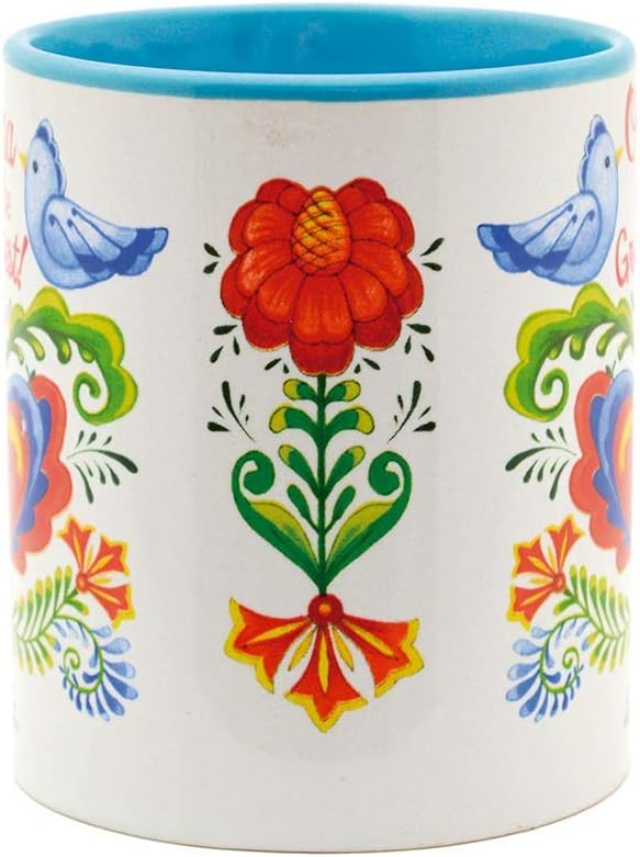 12 oz. Ceramic Coffee Mug - 'Oma is the Greatest' Multicolor Gift for German & Dutch Grandmas