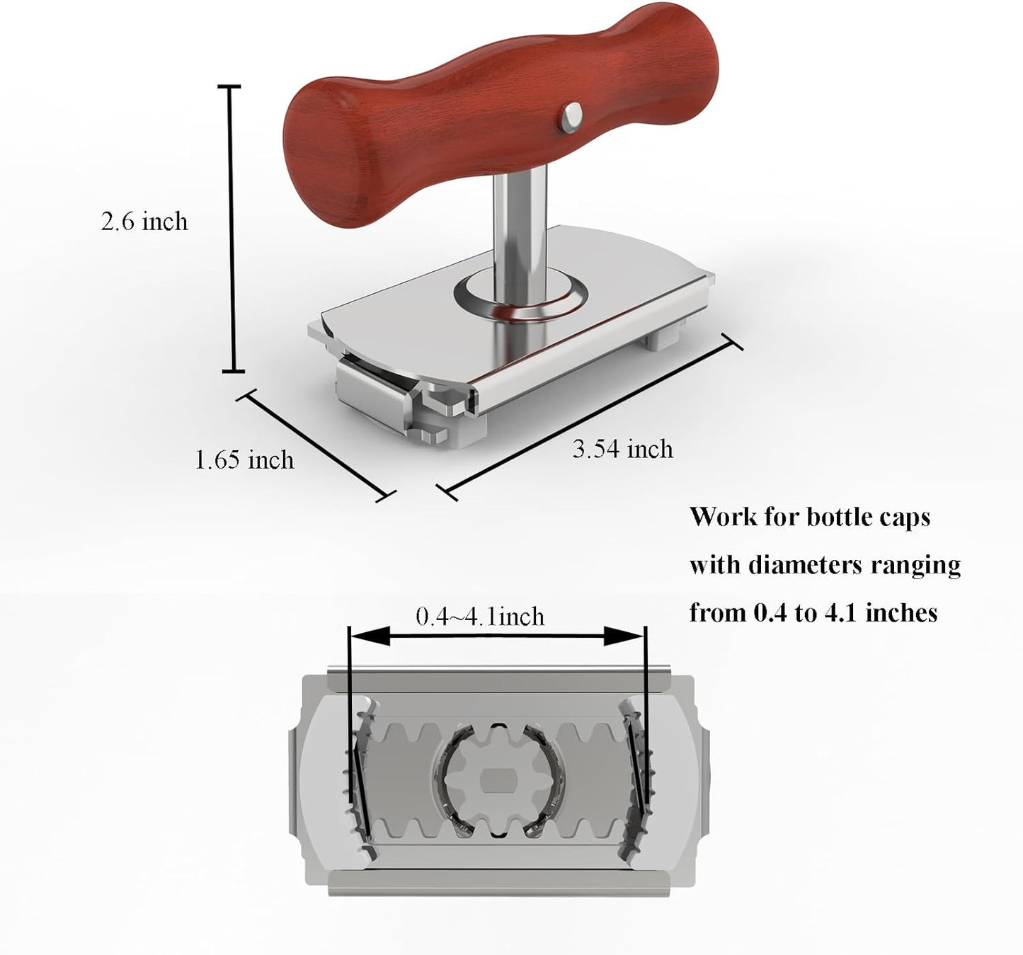 Skiennix Jar Opener for Seniors - Easy Twist Adjustable Lid Gripper | Perfect for Arthritis & Weak Hands