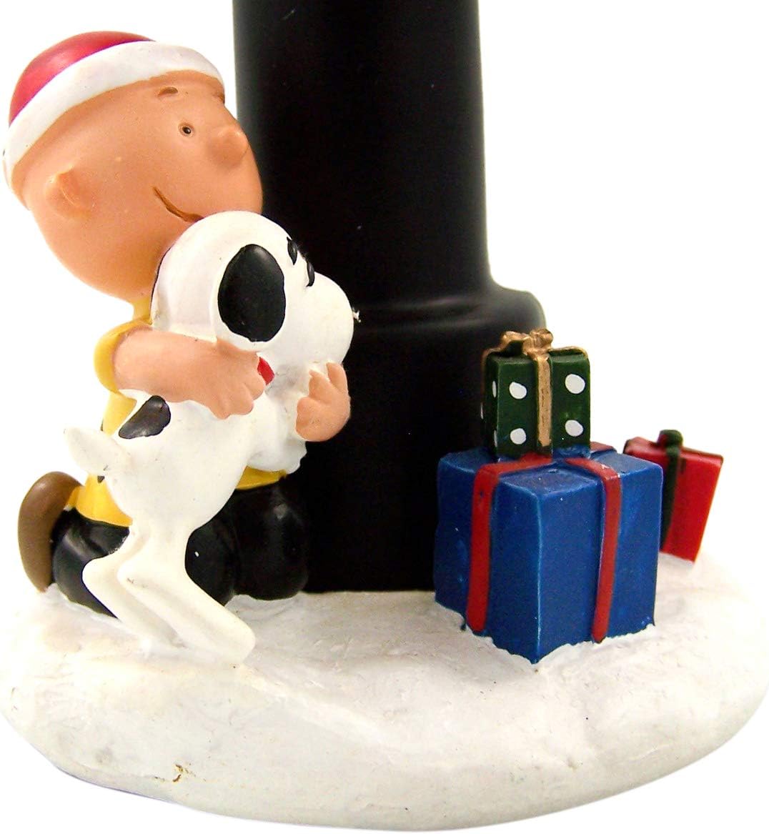 Roman | Charlie Brown and Snoopy Flicker Night Light - 8.25 Inch Decorative Lamp