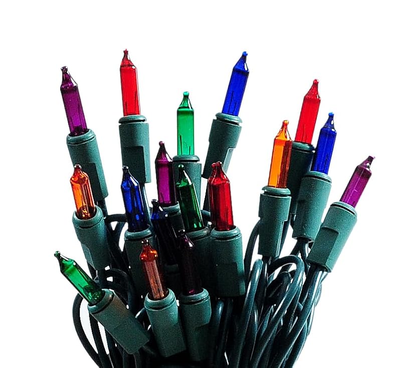 Indoor/Outdoor 35-Count Multi-Color Christmas Light Set with 8.5 ft Length