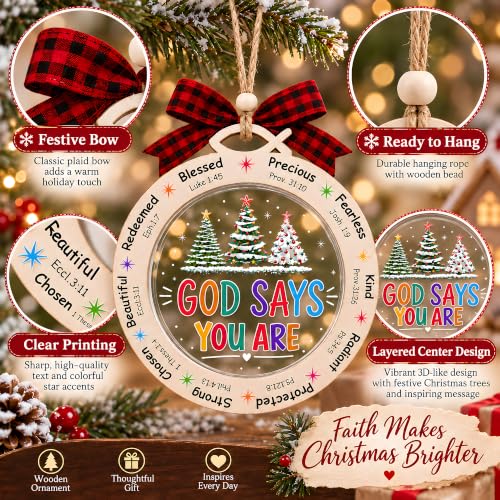 Christmas Ornaments 2026 - Christian Hanging Ornament | Stocking