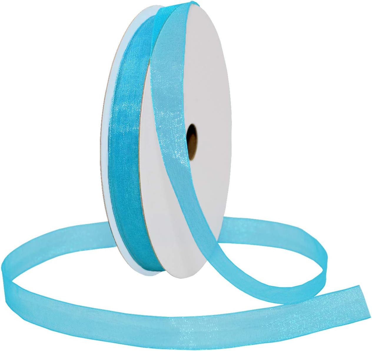 Red Organdy Nylon Ribbon - 5/8 Inch x 100 Yards | Morex 91803/100-609