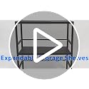 2-Tier Adjustable Metal Storage Shelves - Heavy Duty Utility Rack 11.8"D x 28.3"W x 30.9"H