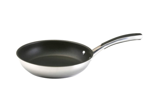 Farberware Millennium Stainless Steel Nonstick Frying Pan / Fry Pan / Skillet - 10 Inch, Silver