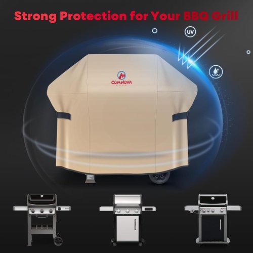Comnova Grill Cover - 48 Inch Heavy-Duty Waterproof BBQ Cover for Weber Spirit II 200 Series