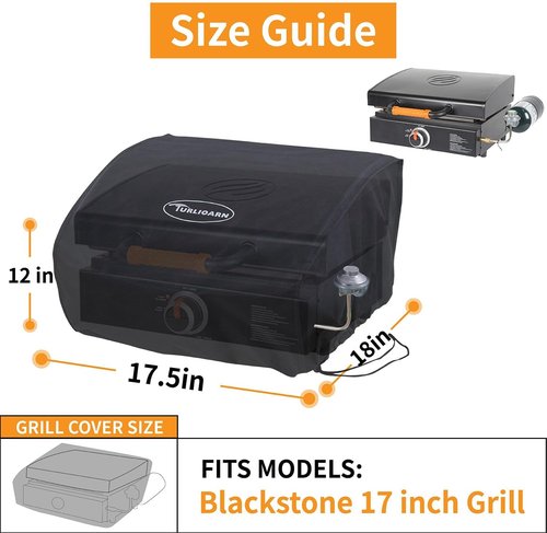 Blackstone 17" Griddle Cover - Heavy-Duty Water-Resistant 600D Polyester | Perfect Fit for Blackstone Griddle