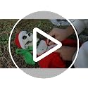 4 ft Santa Skeleton Outdoor Halloween Christmas Decor – Hanging Yard Display