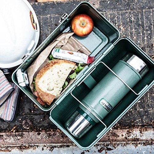 Stanley Classic 10 Quart Lunch Box Hammertone Green - Durable Food Container
