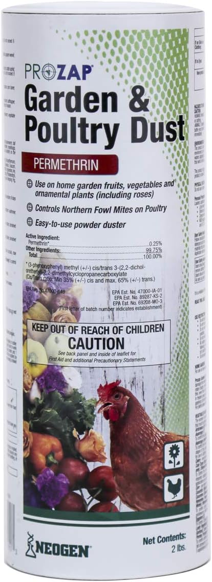 Prozap Garden & Poultry Dust - Effective Insect Control Powder, 2 Lb Size