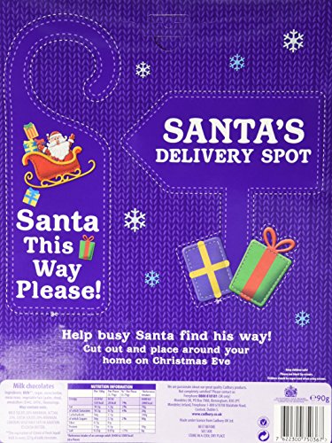 Cadbury Dairy Milk Advent Calendar - 24 Chocolate Shapes for Christmas