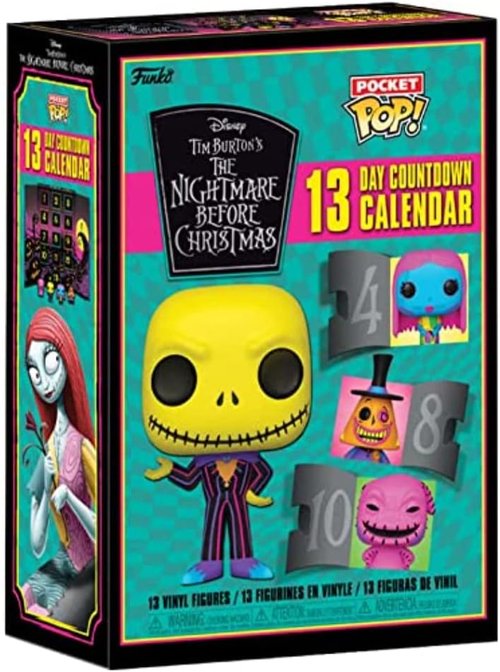 Funko Pop! Advent Calendar - 13 Days of The Nightmare Before Christmas (Blacklight) | Multicolor