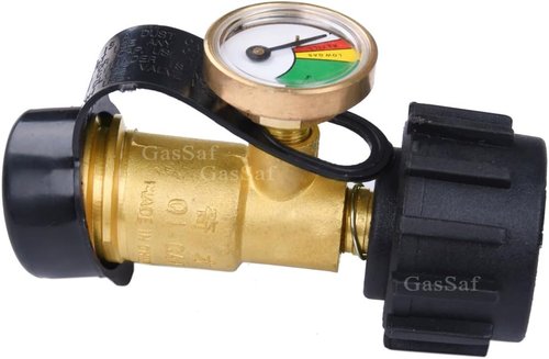 GasSaf Propane Tank Gauge - Accurate Level Indicator for 5lb-40lb Tanks | Ideal for RVs, BBQs & Fire Pits