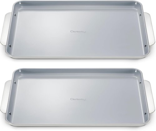 Caraway Non-Stick Ceramic Baking Sheet | Large 18" x 13" - Naturally Slick & Non-Toxic - Perfect for Baking & Roasting