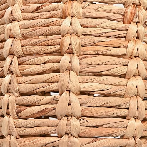 Happimess Laurel Hand-Woven Abaca Storage Basket 19 Inch - Natural