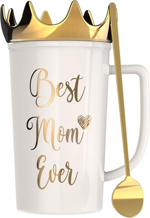 Best Mom Ever | Mom Coffee Mug - 19 Oz Birthday & Christmas Gift for Mom, Daughter, Sister, Aunt