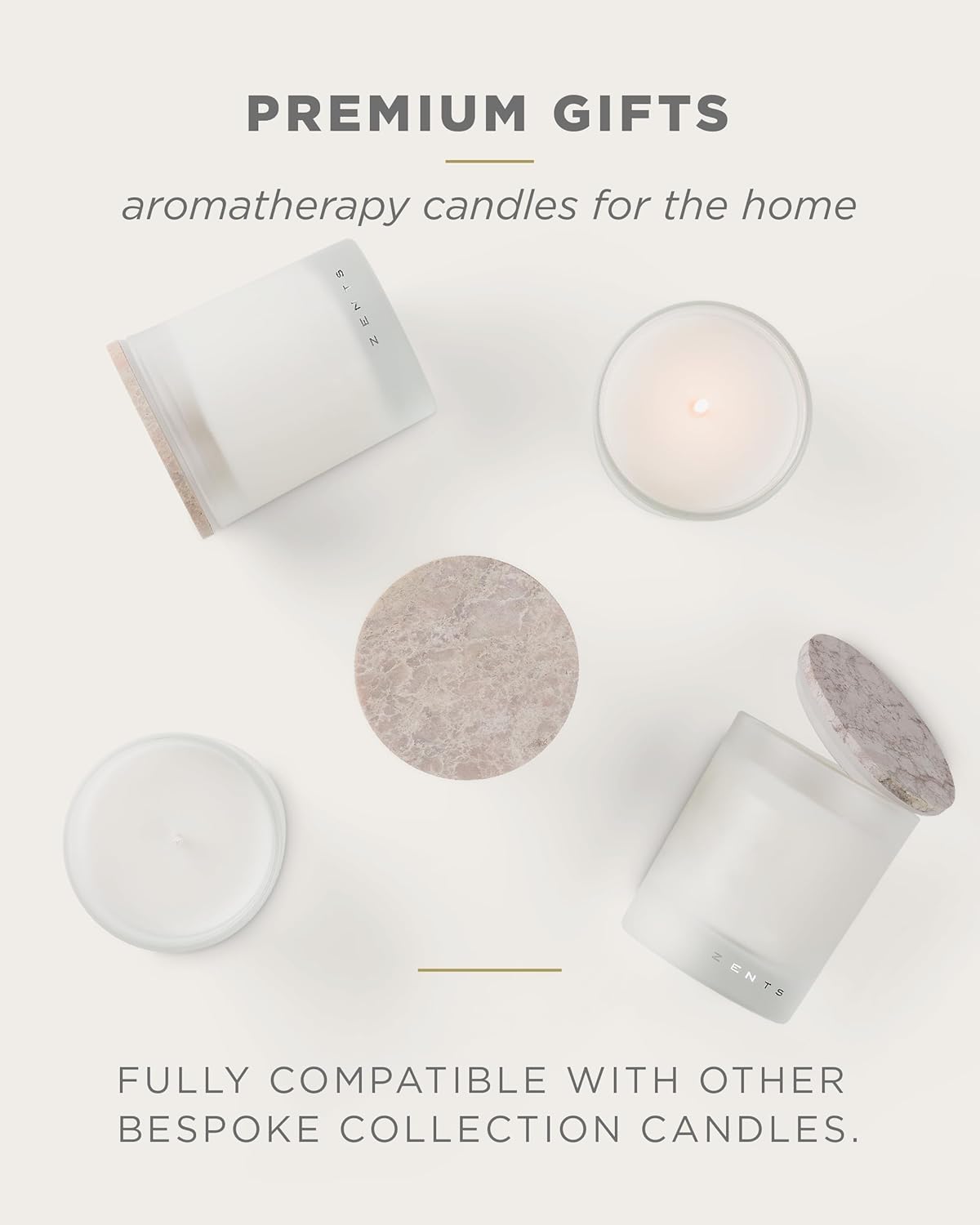Zents Scented Soy Wax Candle (Earth - Sandalwood & Fir Needle), Large Jar Single Wick, Uplifting Home Decor Accent, 8.5 oz
