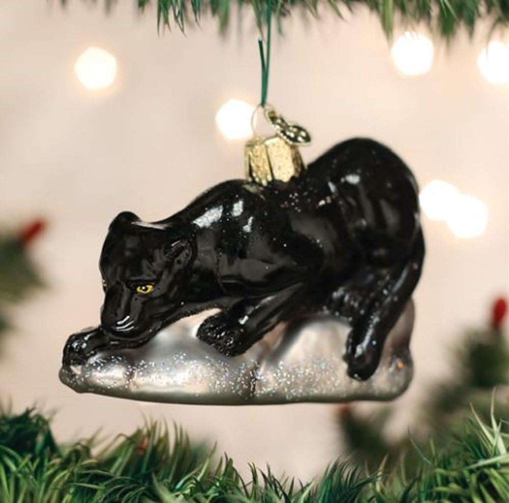 Handcrafted Badger Glass Blown Ornament - Unique Christmas Tree Decoration
