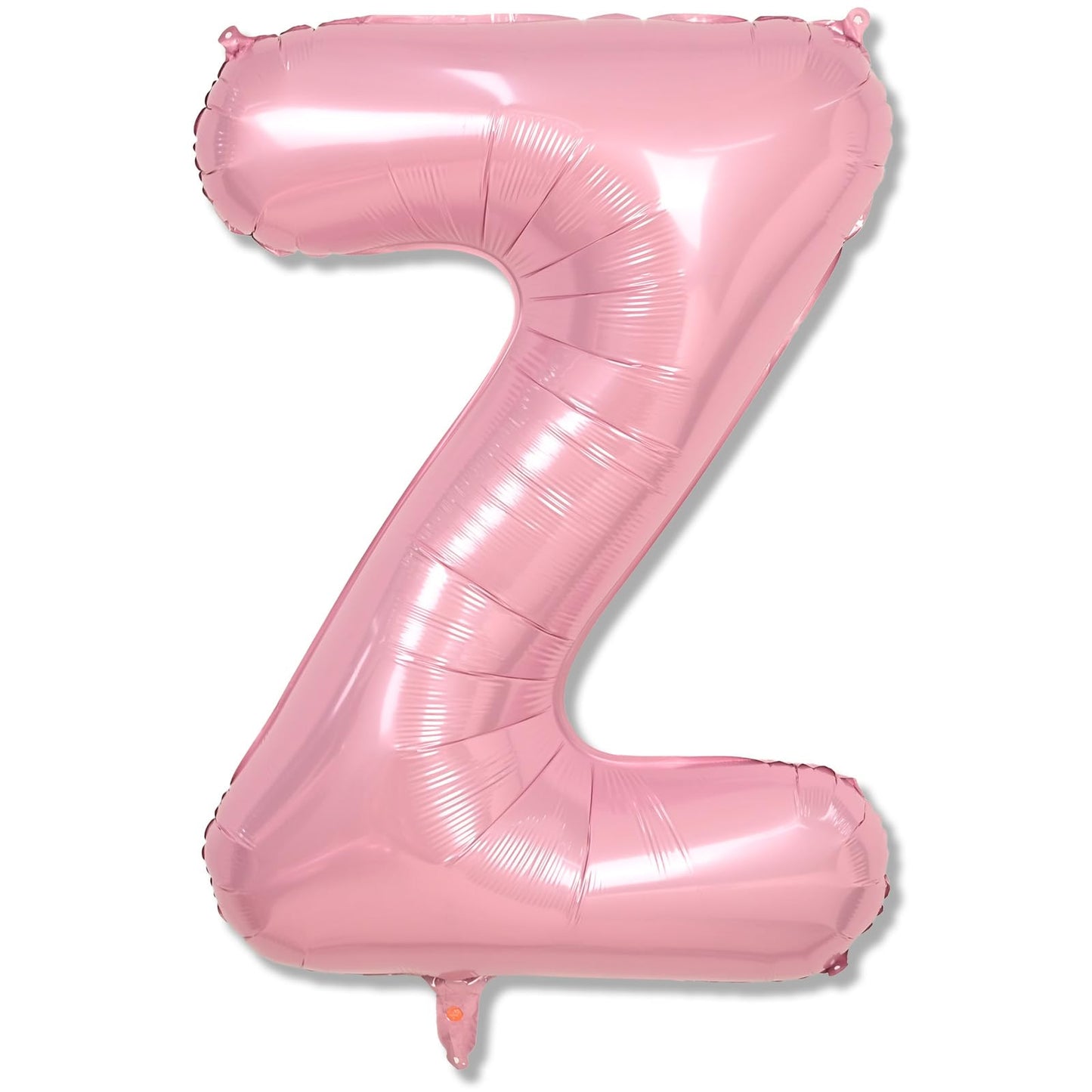 Z Letter Balloon Pastel Pink, 40" Alphabet Foil Word Balloons, Large Inflatable Light Pink Balloon Letter Z, XXL Mylar Custom Letter Balloon Light Pink for Girls Birthday Party Decoration Supplies