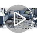 Livcoz Blue Snowflake Washable Area Rug 5x7 Ft - Winter Home Decor, Non-Slip