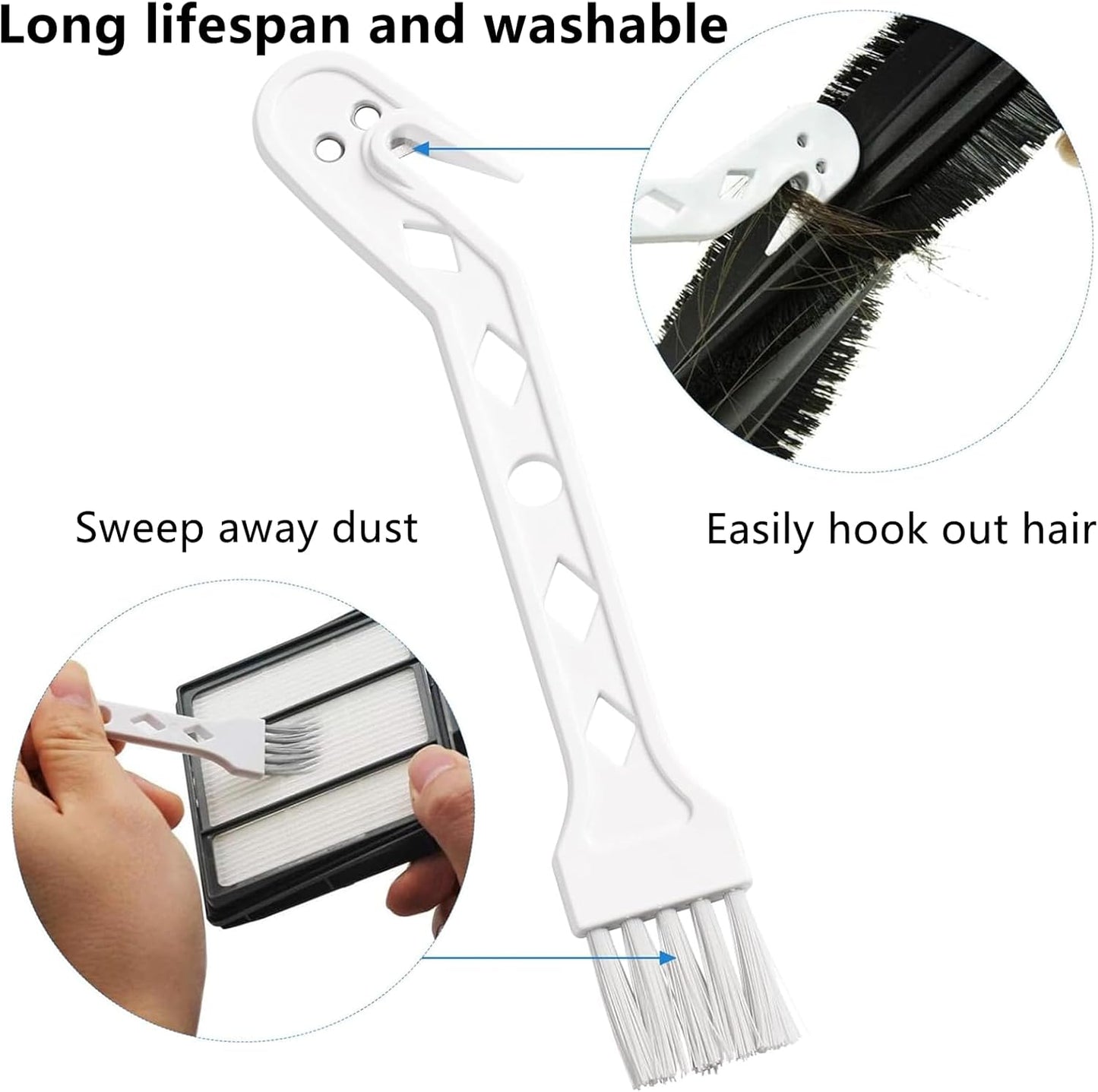 Xiaomi Dreame Handheld Vacuum Cleaner Brush - 2-in-1 Dust Roller Tool for Efficient Cleaning