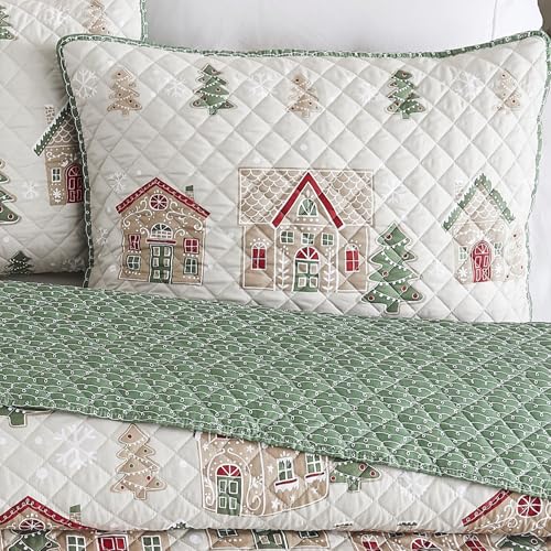 Avanti Linens - Christmas Full/Queen Quilt Set with Pillowcases