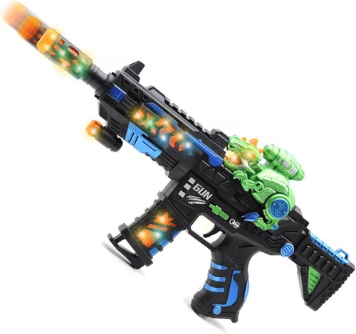 DaoDaoZhu Dinosaur Light-Up Toy Gun - Fun Sound Effects for Kids | Perfect for Indoor/Outdoor Play & Gifts for Ages 3-7