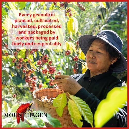 Mount Hagen Organic Decaffeinated Coffee, Freeze-Dried, Instant,