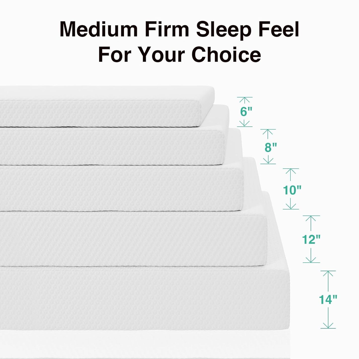 Novilla 10 Inch Full Mattress - Memory Foam with Breathable Comfort Layer & High-Density Support for Cool Sleep
