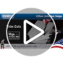 MIDWEST Aviation Snip Set, Left & Right Cut Offset, Tin Snips