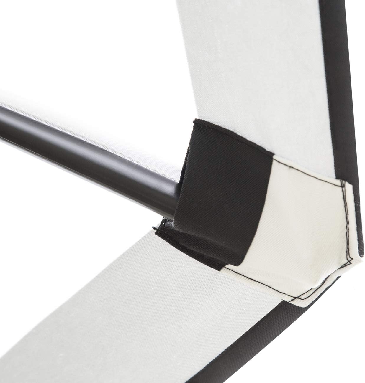 Sunnyglade 9' Patio Umbrella - Durable Outdoor Table Umbrella with 8 Sturdy Ribs | Black and White