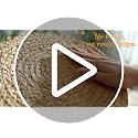 Foldtier 40 Pcs Round Woven Placemats Set - 11.8 Inch Natural Water Hyacinth