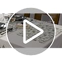 Folkulture Christmas Story Rectangular Table Cloth 60x102 Inch for Holiday Decor