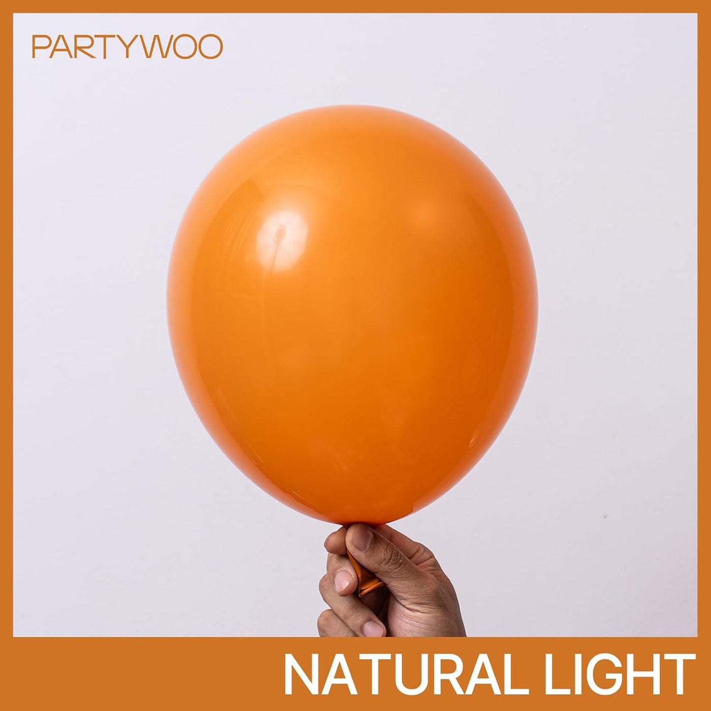 PartyWoo Burnt Orange Balloons - 100pcs 12 Inch Terracotta Rust Fall Decor | Boho Balloon Arch Kit for Weddings & Events