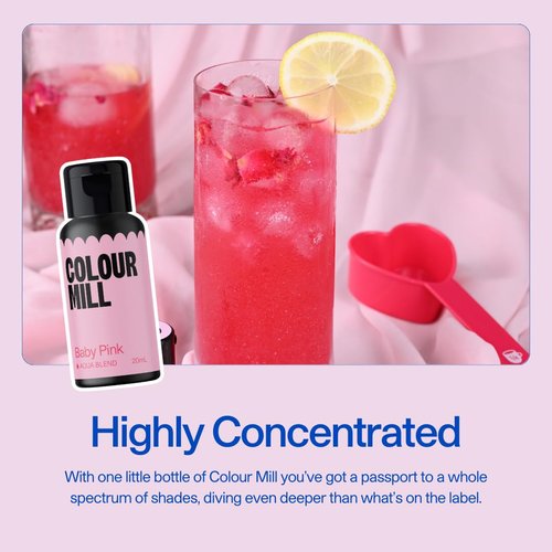 Colour Mill Aqua Blend Water-Based Food Coloring, 20 Milliliters Candy