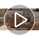 Neutral Endymion Set of 2 Paper Rope Wicker Storage Baskets - Scalloped Design