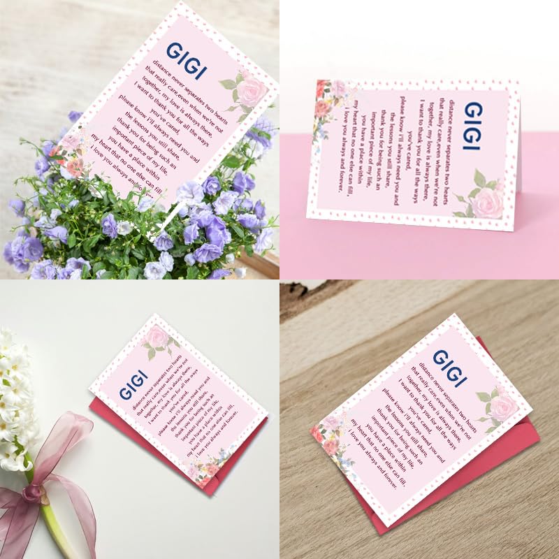 Gigi Christmas Birthday Appreciation Cards for Nana Grandma Women Gift
