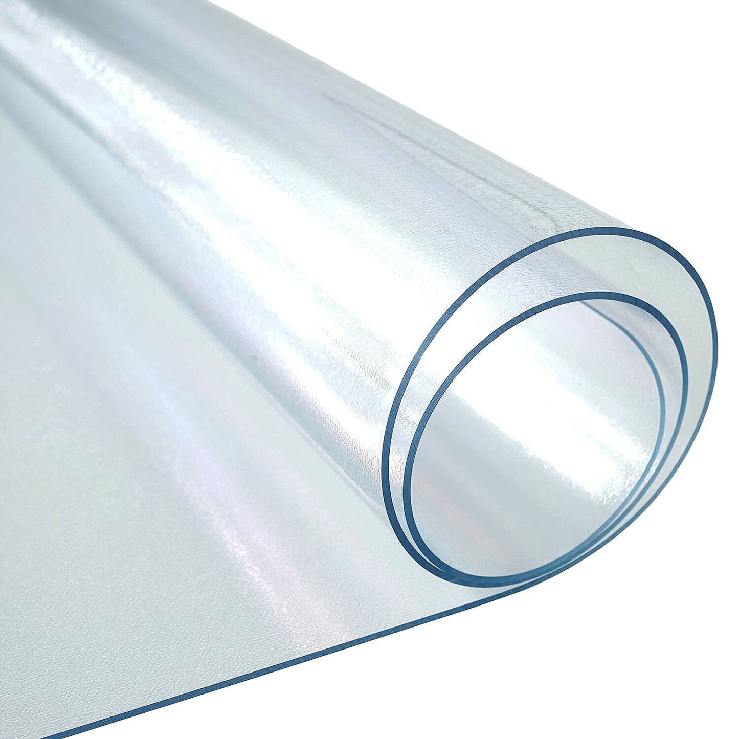 LovePads Frosted Table Cover Protector 44 x 96 Inch, 1.5mm Thick Plastic Table Cover, Table Protector for Dining Room Table, Waterproof Vinyl Tablecloth Table Pad Mat for Kitchen, Writing Desk