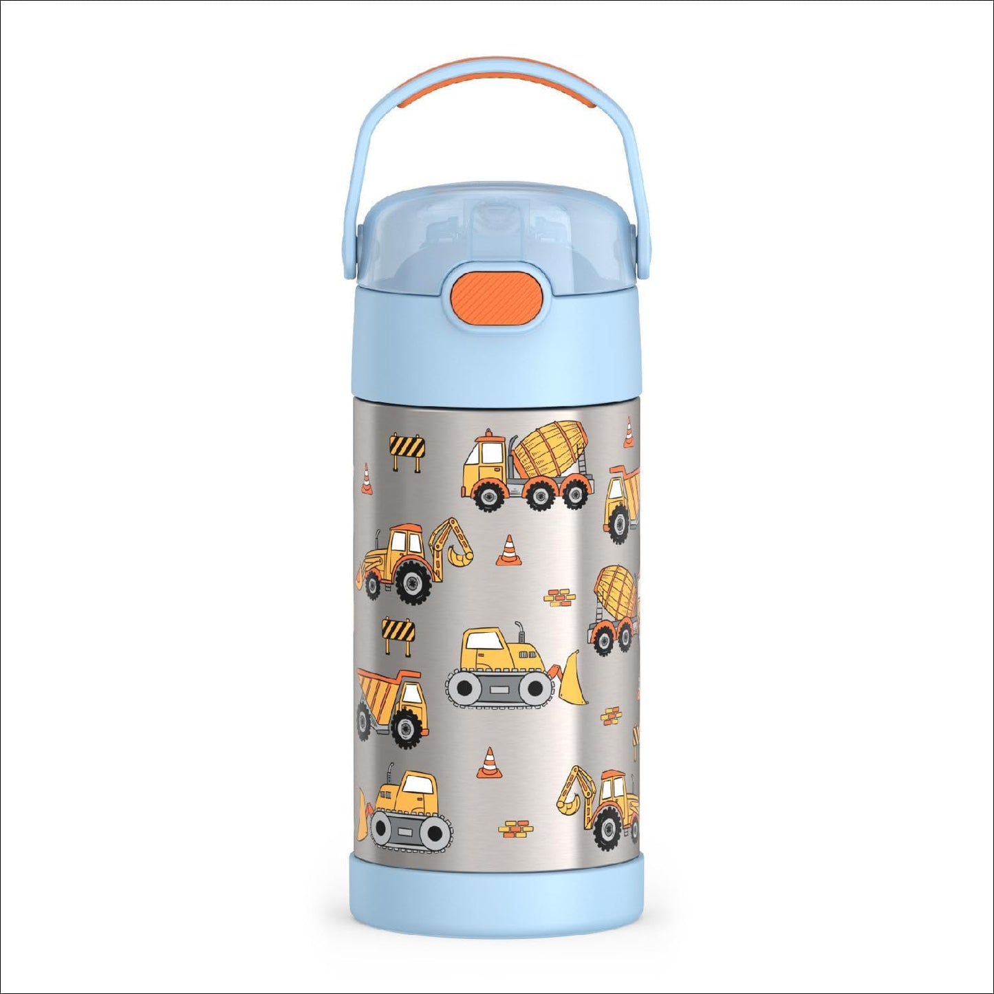 THERMOS FUNTAINER Water Bottle - 12 Ounce Kids Stainless Steel Vacuum Insulated with Straw