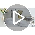 Gold Plastic Dinnerware Set for 100 Guests - 600 Pcs Party Plates & Utensils