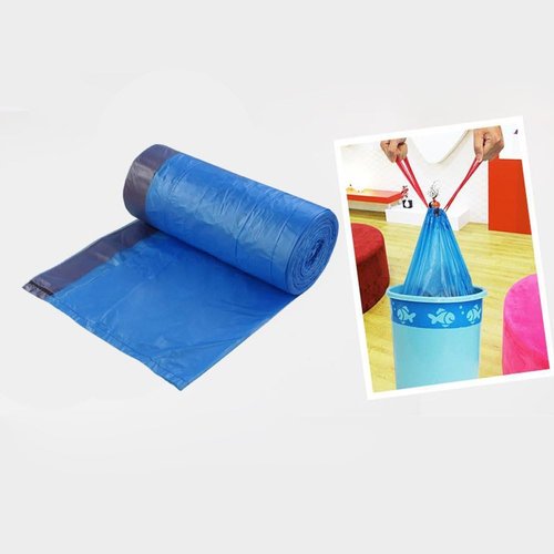 Fiaze 6 Gallon Drawstring Trash Bags - 200 Count | Durable Blue Waste Disposal Solution