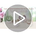 Amethyst Crystals Heart Bonsai Tree | Reiki Healing Feng Shui Desk Ornament
