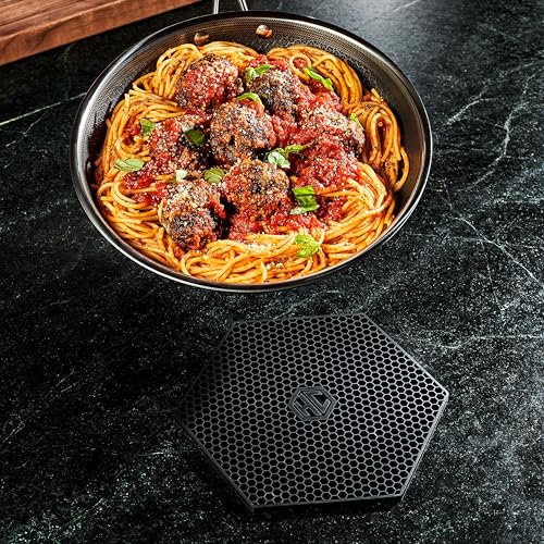 2 Pack Silicone Trivets Heat-Resistant Non-Slip Hot Pads for Kitchen